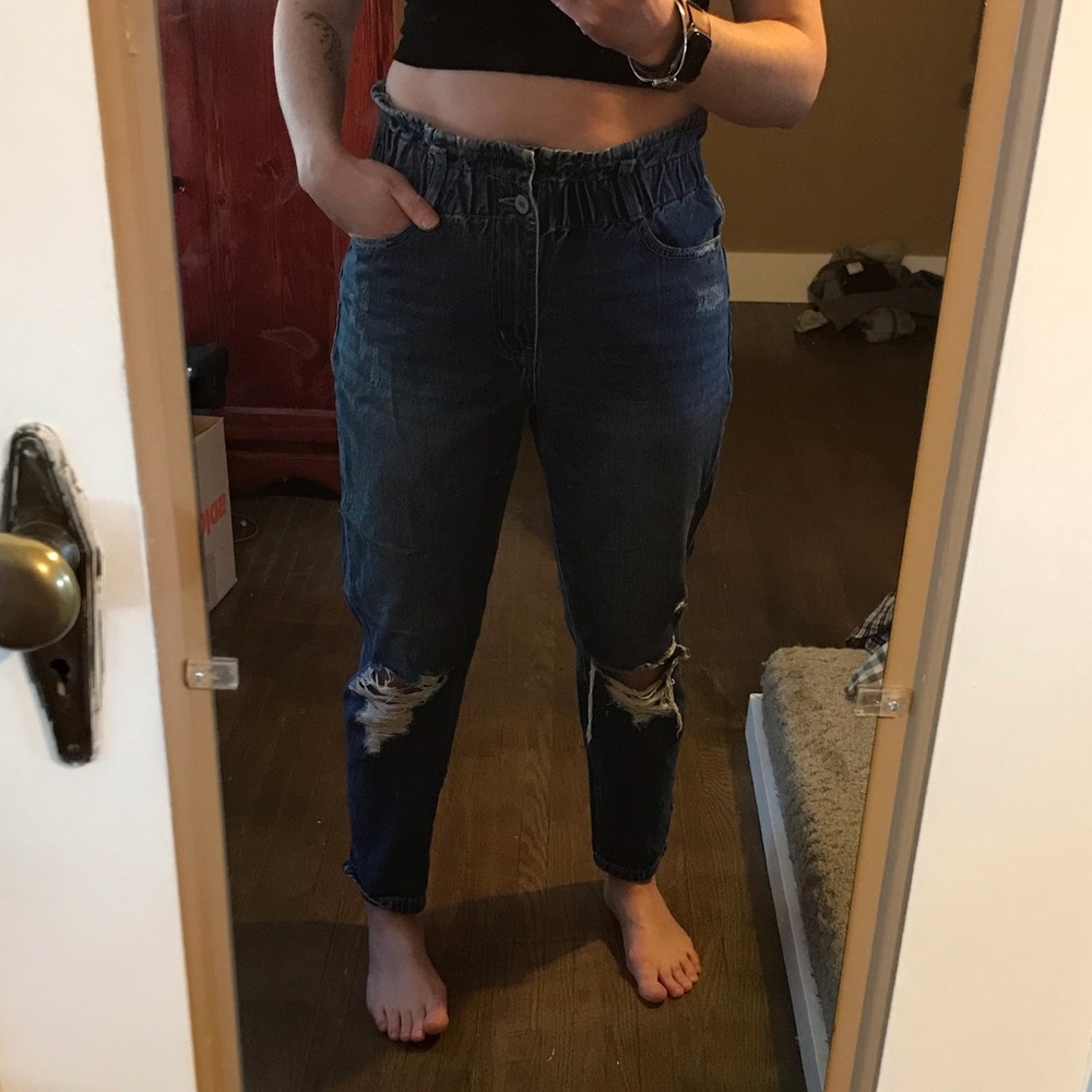 Kancan paperbag high waisted jeans